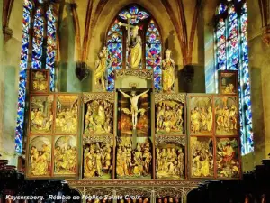 Retable de l'église Sainte-Croix (© Jean Espirat)