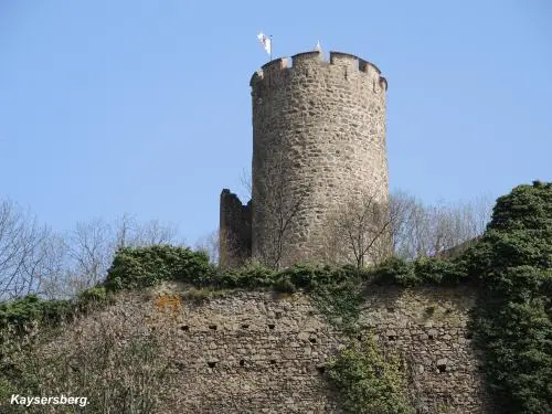 Kaysersberg Vignoble - Le château vu côté Ouest (© Jean Espirat)