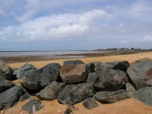 Pointe de l'Aiguillon, con marea baja