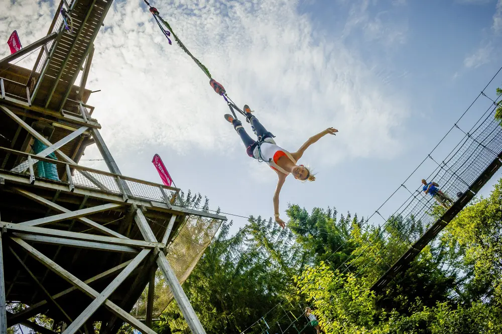 La Bresse - Bungee-Jumping Bol d'Air (© Massif des Vosges)