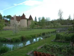 The Castle seen from the greenhouse