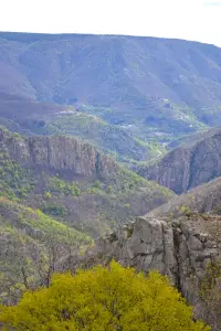 View Chassezac gorges in April