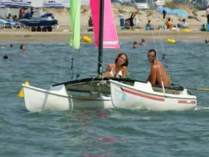 Catamaran course at the Nautical Center