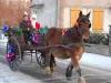 Venue du Père Noël en calèche