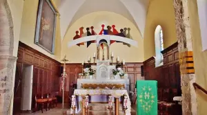 El interior de la iglesia de San Víctor