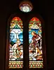Buntglasfenster der Kirche