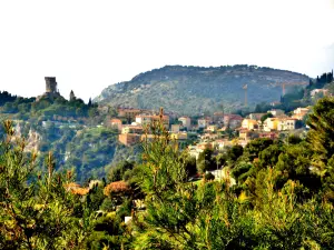 Panorama sur La Turbie (© J.E)