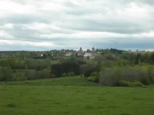 View of Harsault from the top of Thunimont