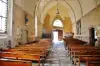 L'intérieur de l'église Saint-Théleau