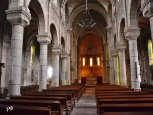 Interior of Saint-Jean-Baptiste church