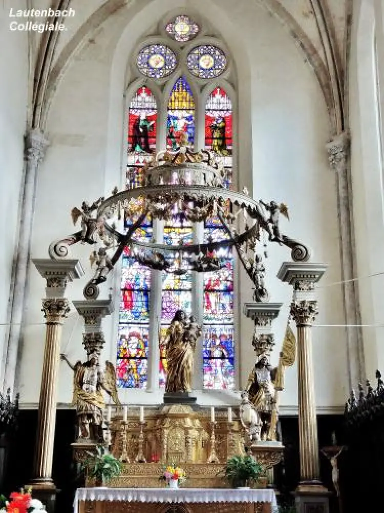 Lautenbach - Altar of the Collegiate Church (© Jean Espirat)
