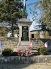 Origineller und einzigartiger Kalvarienberg, der als Denkmal für die Verstorbenen für Frankreich dient