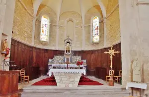 The interior of Notre-Dame church