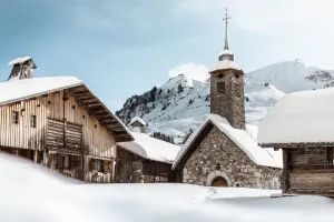 Heritage skiing at Grand-Bornand (© Clément Hudry)