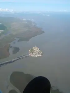 Bucht von Mont-Saint-Michel - Luftaufnahme