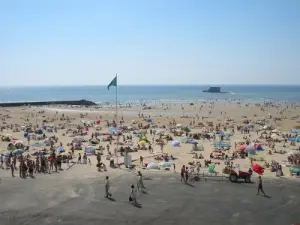 Het bereik van Portel in de verte, het fort van Striking