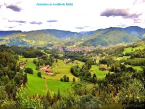 Panorama del valle desde el Col des Croix (© JE)