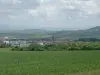 Lempdes, vista de las colinas
