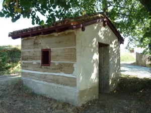 Restored vineyard hut