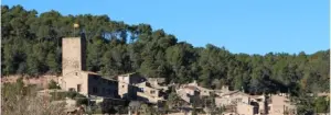 Village médiéval et donjon