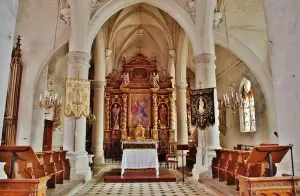 El interior de la iglesia de Notre-Dame