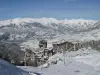 La station des Orres en belvédère du lac de Serre-Ponçon