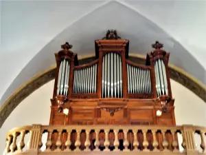 Orgel von JF Callinet in der Kirche von Nods (© JE)