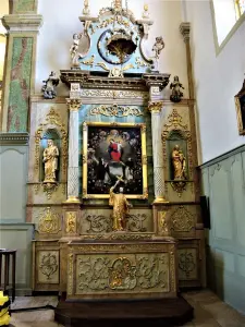 Retable du maître-autel de l'église de Nods (© J.E)