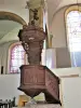 Pulpit of the church of Nods (© JE)