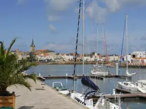 Jachthaven in het hart van de stad Les Sables-d'Olonne