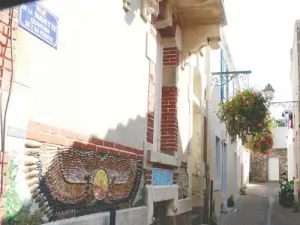 Typisch wijk, Île Penotte in Les Sables-d'Olonne