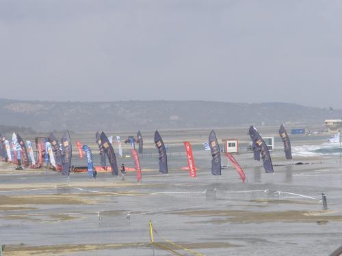 Leucate - The world wind in April in La Franqui