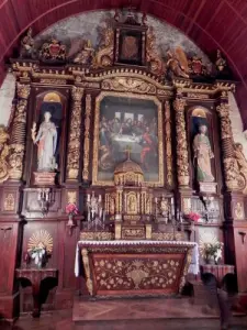 Altarpiece in Sainte-Marguerite-des-Loges