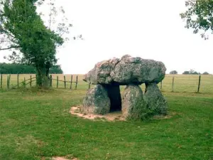 Dolmen dans les hauteurs de Ruillé