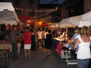 Nachtmarkt Kunst und Gastronomie