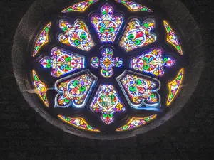 Rosace du transept (© J.E)