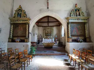 Intérieur de l'église Saint-Lorian
