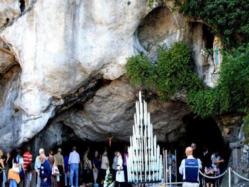Lourdes - Grotto where the Virgin Mary appeared to Bernadette Soubirous