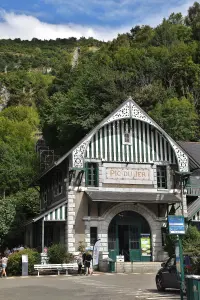 Pic du Jer funicular station in Lourdes