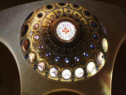 Lourdes - Rosary Basilica - Ceiling Rose