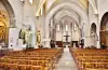 The interior of Notre-Dame church