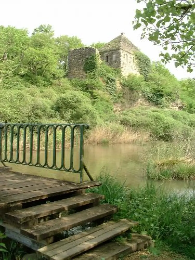 Lussac-les-Châteaux - The enigmatic building known as the Hermitage, the leper colony