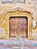 Detalle de la puerta de la biblioteca (© Jean Espirat)