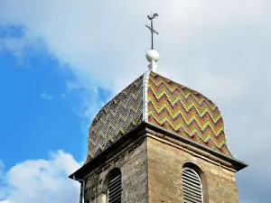 Techo del campanario de la iglesia de Saint-Martin (© Jean Espirat)