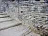 Mandeure - 古代剧院墙的砖石细节（©J.E）