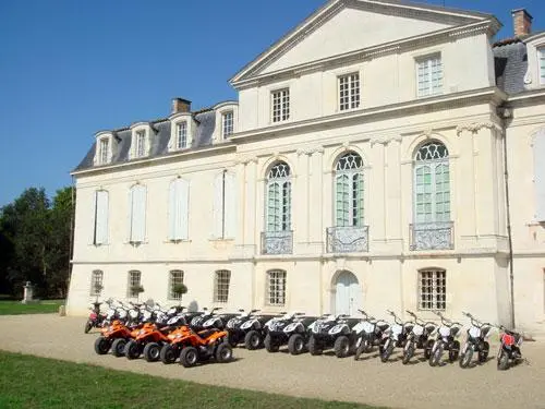 Marennes-Hiers-Brouage - Zicht op de gevel van het Château de la Gataudière