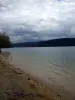 Marigny - Le lac de Chalain en hiver