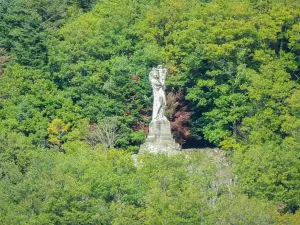 La Virgen de Alsacia vista desde Niederbruck (© JE)