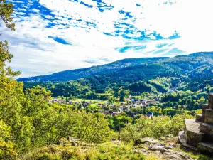 Panorama del valle de Doller, de la Virgen de Alsacia (© JE)