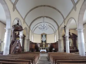 Nef de l'église Saint-Christophe (© Jean Espirat)